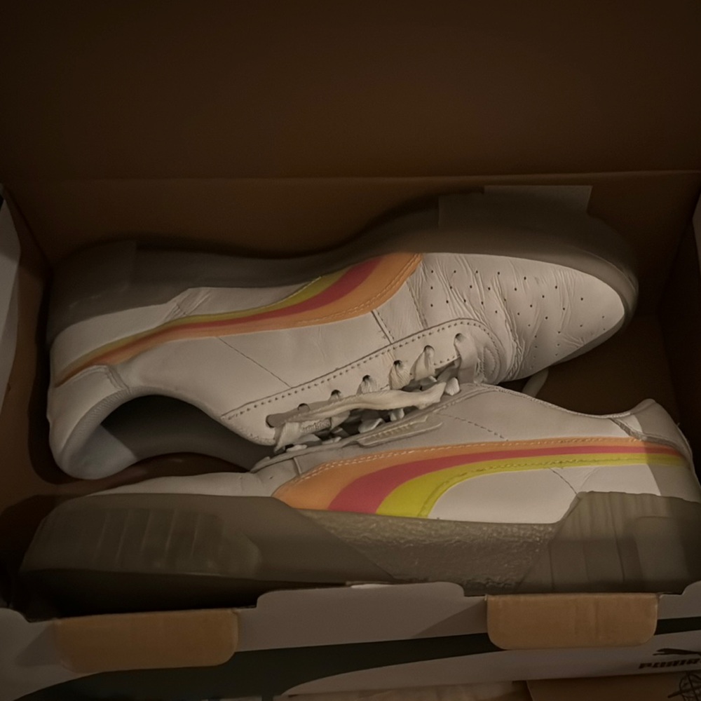Puma Neon Iced - White/Fluorescent Pink/yellow